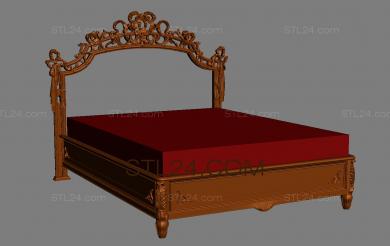 Спинки кроватей (SK_0466) 3D модель для ЧПУ станка
